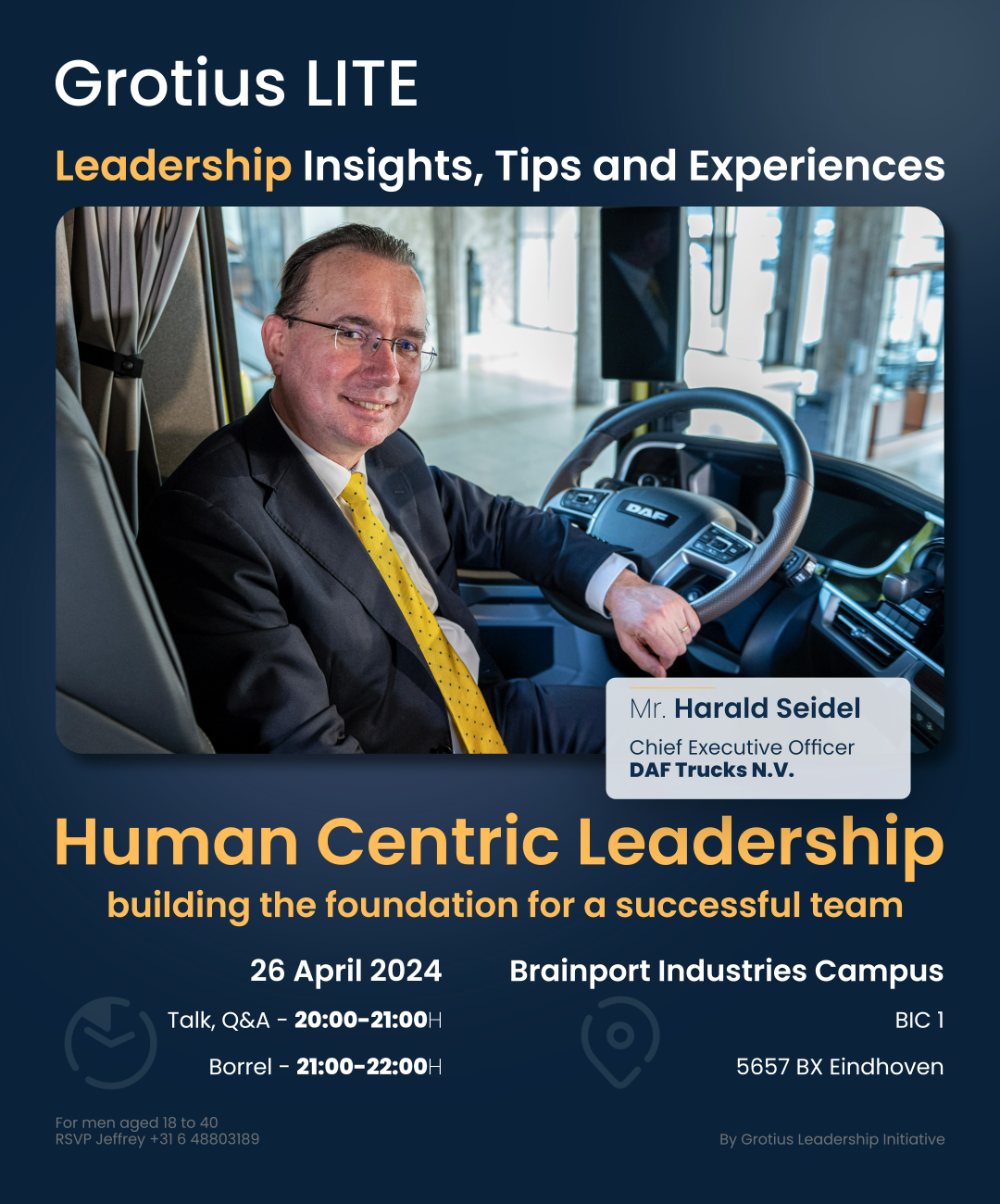 Grotius LITE · 26 April 2024 · Human Centric Leadership